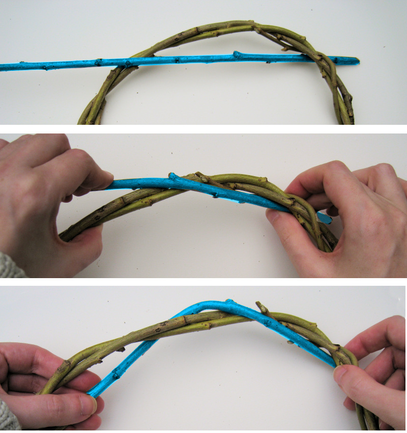 weaving willow hoop