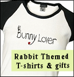 Buy Bunny Tshirts and other rabbit themed gifts