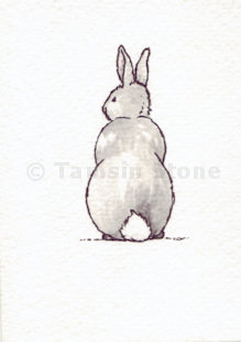 rabbit art drawings paintings